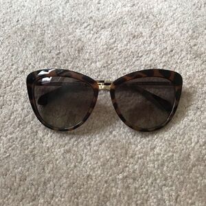 Kate Spade Cissy Brown & Black Tortoiseshell Cat-Eye Sunglasses